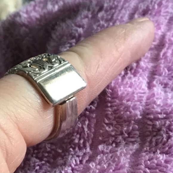 🔥 2 for 50$ 💥 Silver Cutlery Ring - Picture 3 of 4